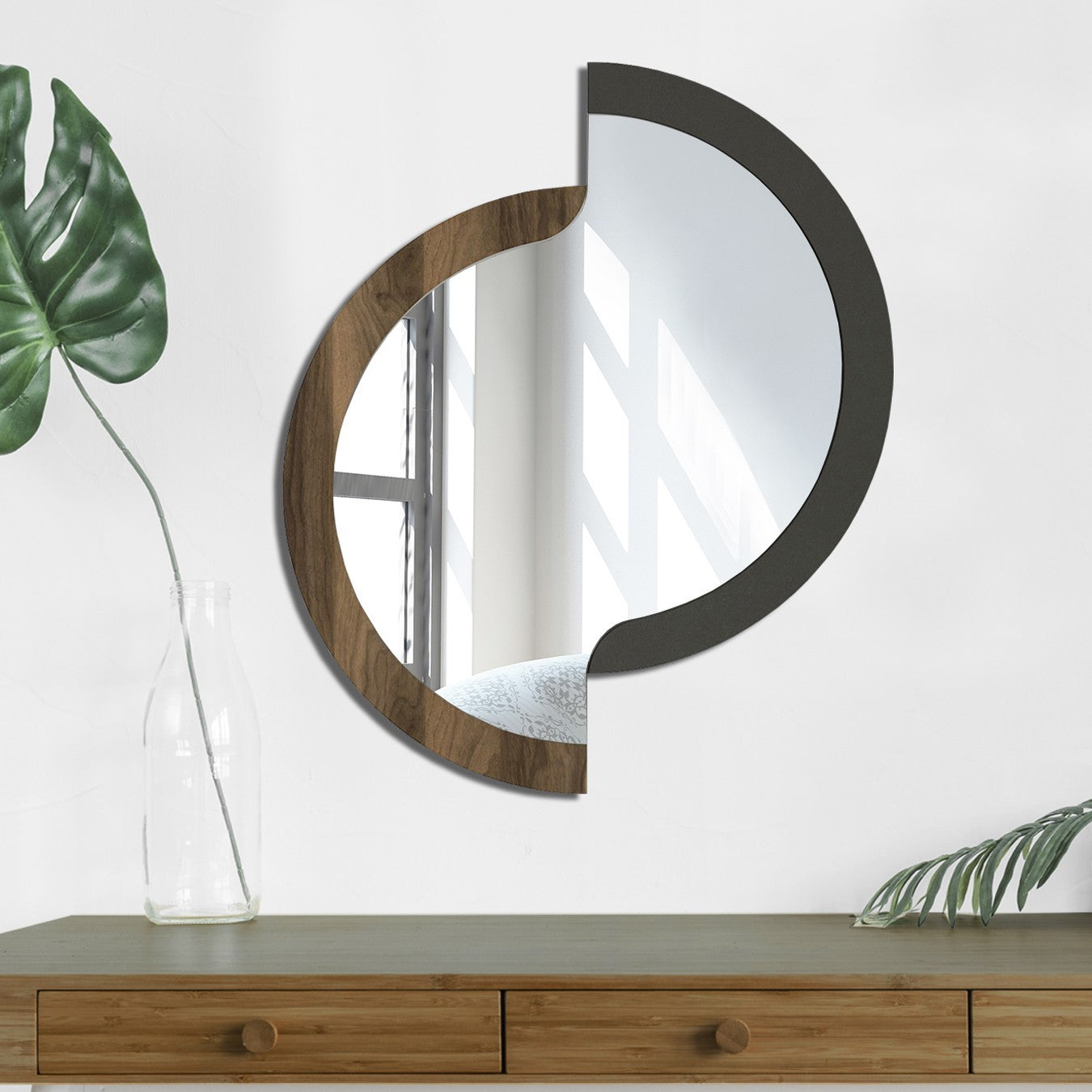 Miroir décoratif en aggloméré Igero