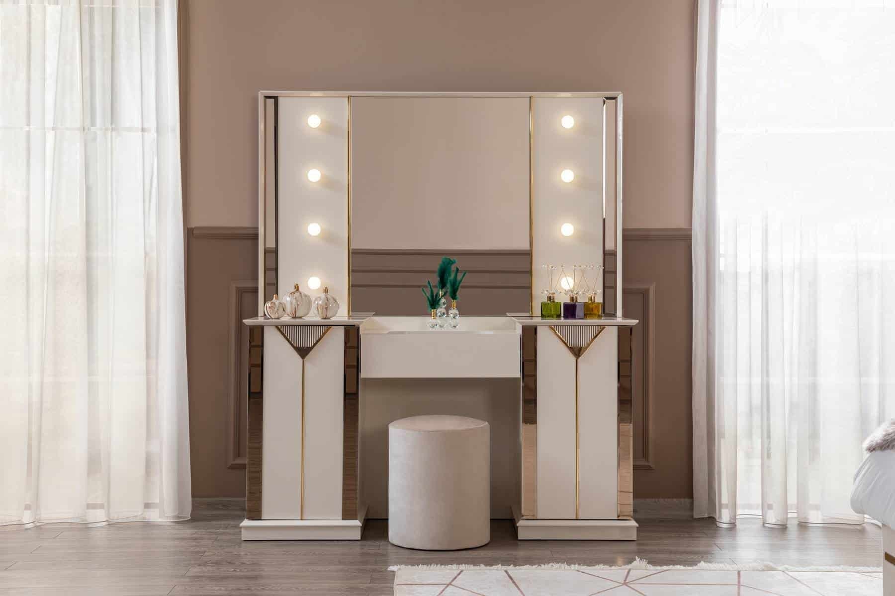 Coiffeuse Kontes avec miroir