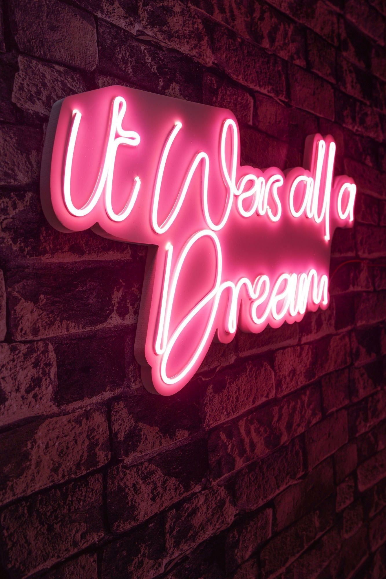Éclairage LED en plastique décoratif It was all a Dream - Pink