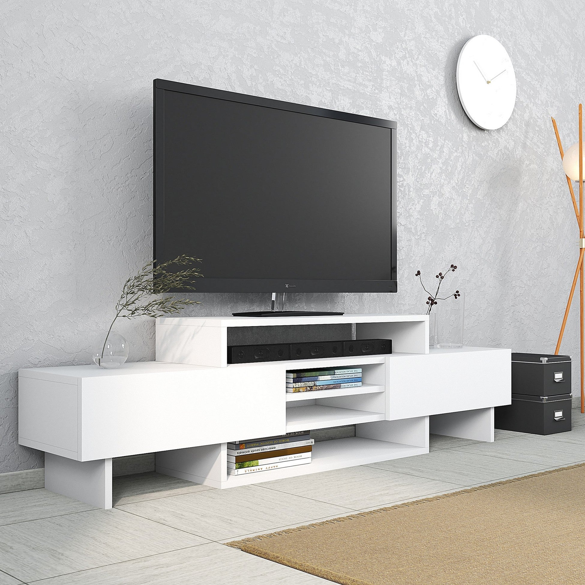 Meuble TV Özde TV Stand - White