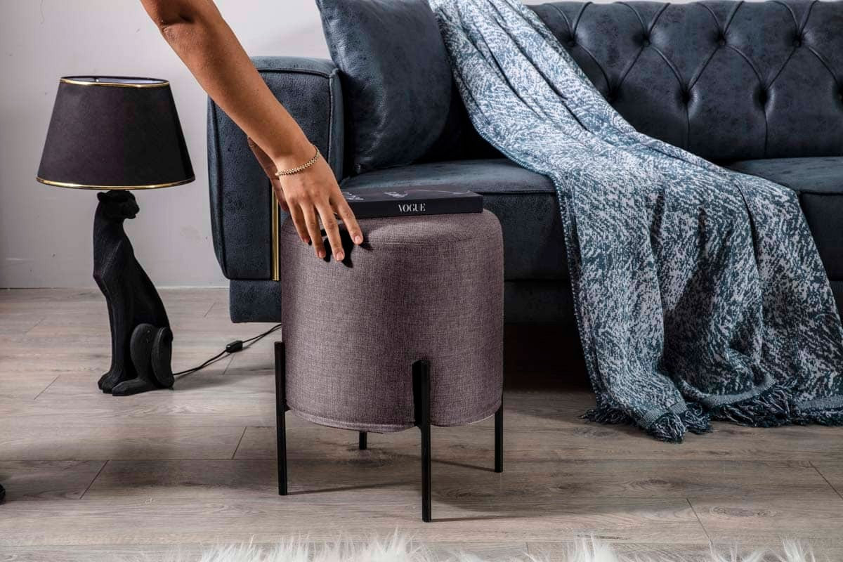 Norm Pouf Crème foncé