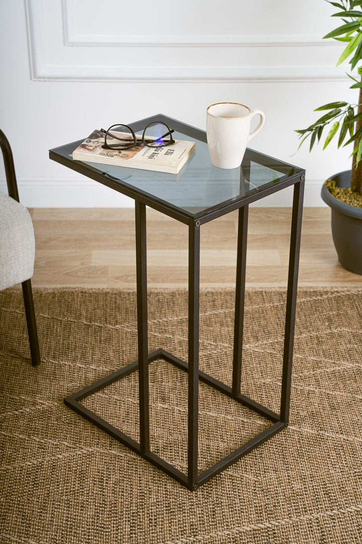 Table d'appoint Alaska C - Smoked Glass