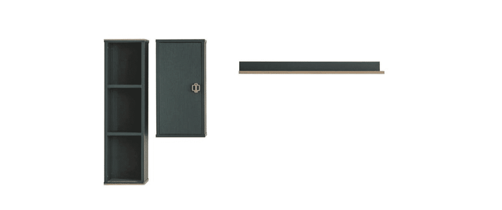 Module supérieur du meuble TV Silva