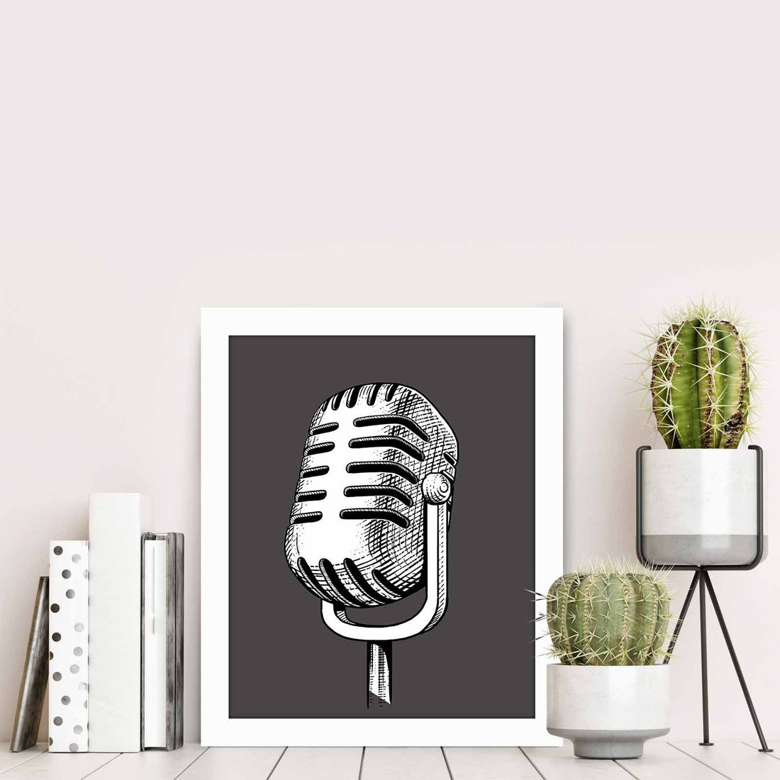 Peinture mdf encadrée décorative BCT-081