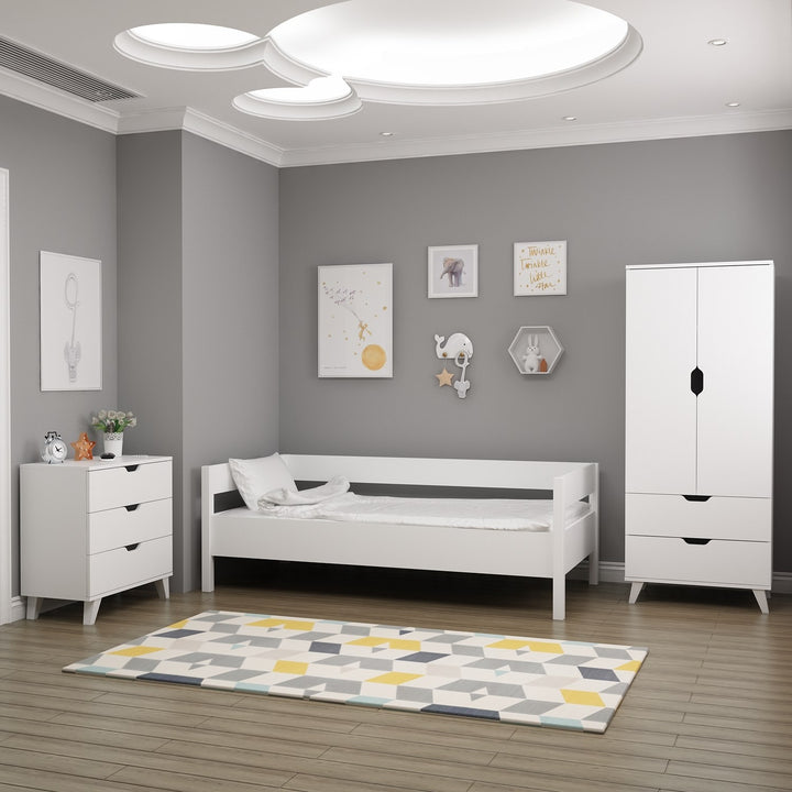 Ensemble de meubles de chambre à coucher Valencia 3 - White