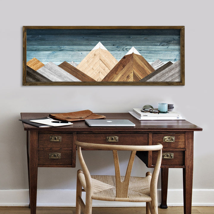 Peinture mdf encadrée décorative (3 pièces) TAH107