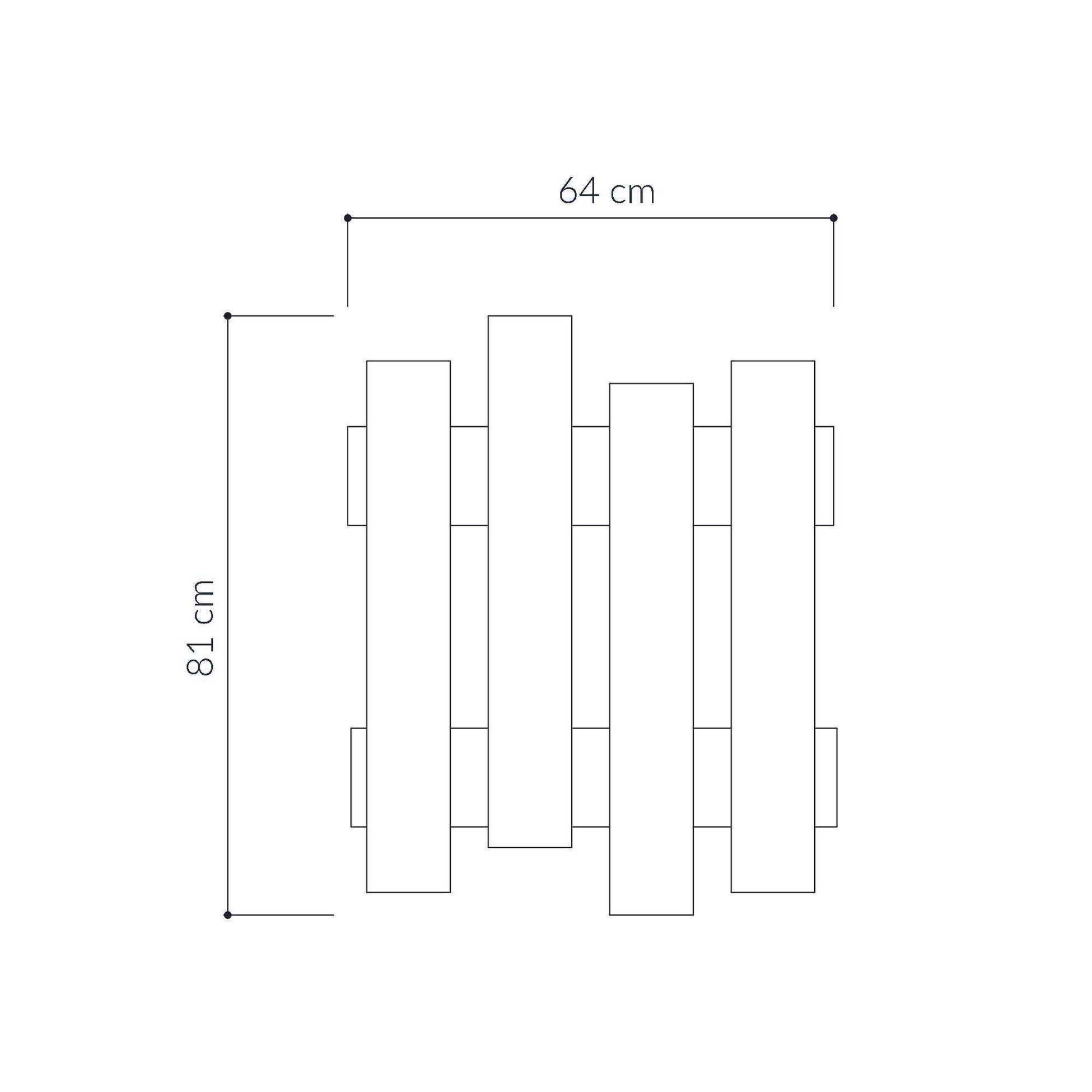 Crochet mural Wave - White
