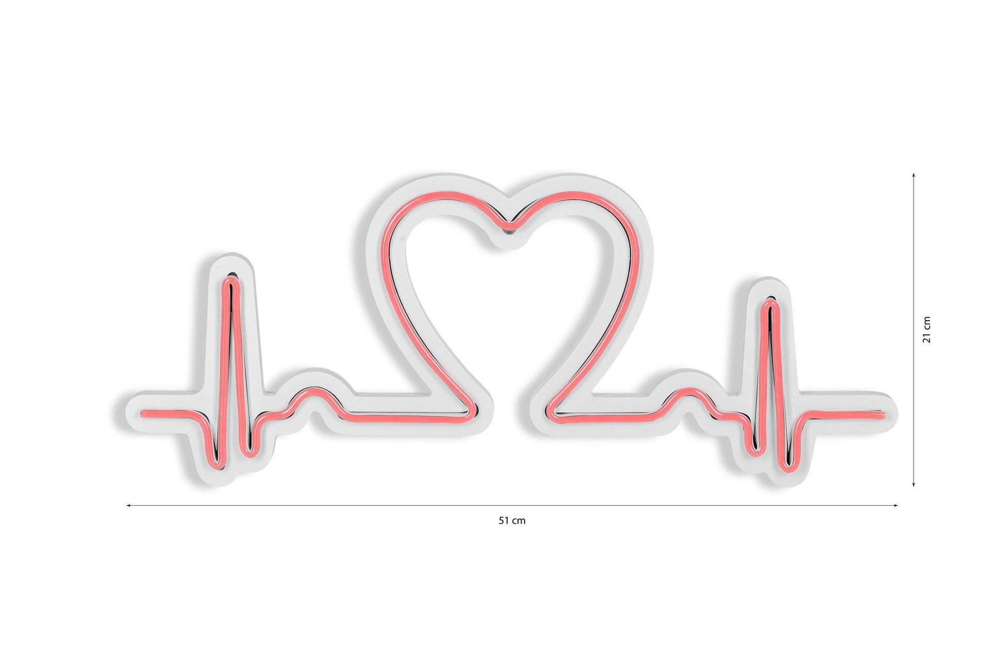 Éclairage LED en plastique décoratif Love Rhythm - Pink