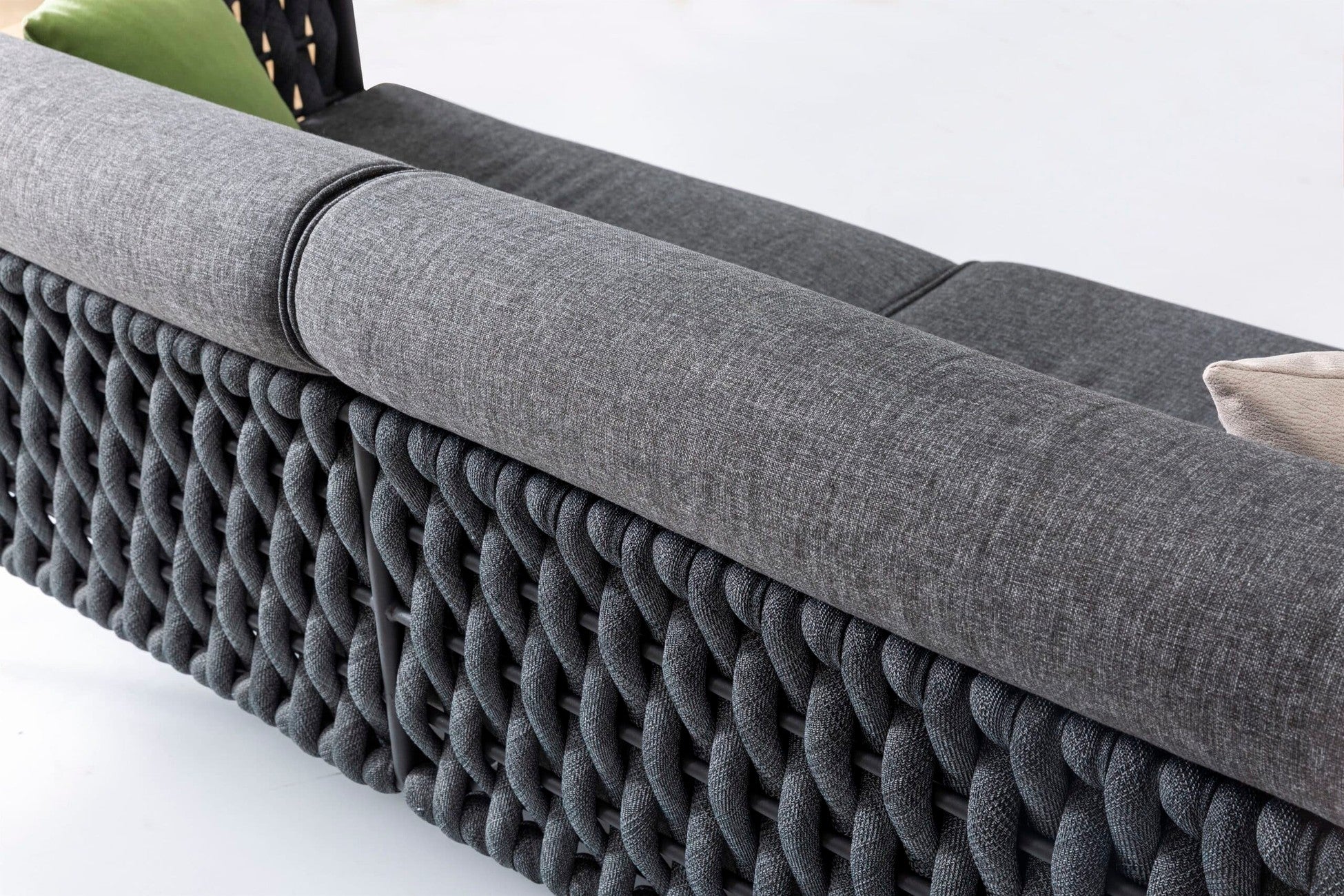 Salon de jardin avec coussins &amp; table basse Grey