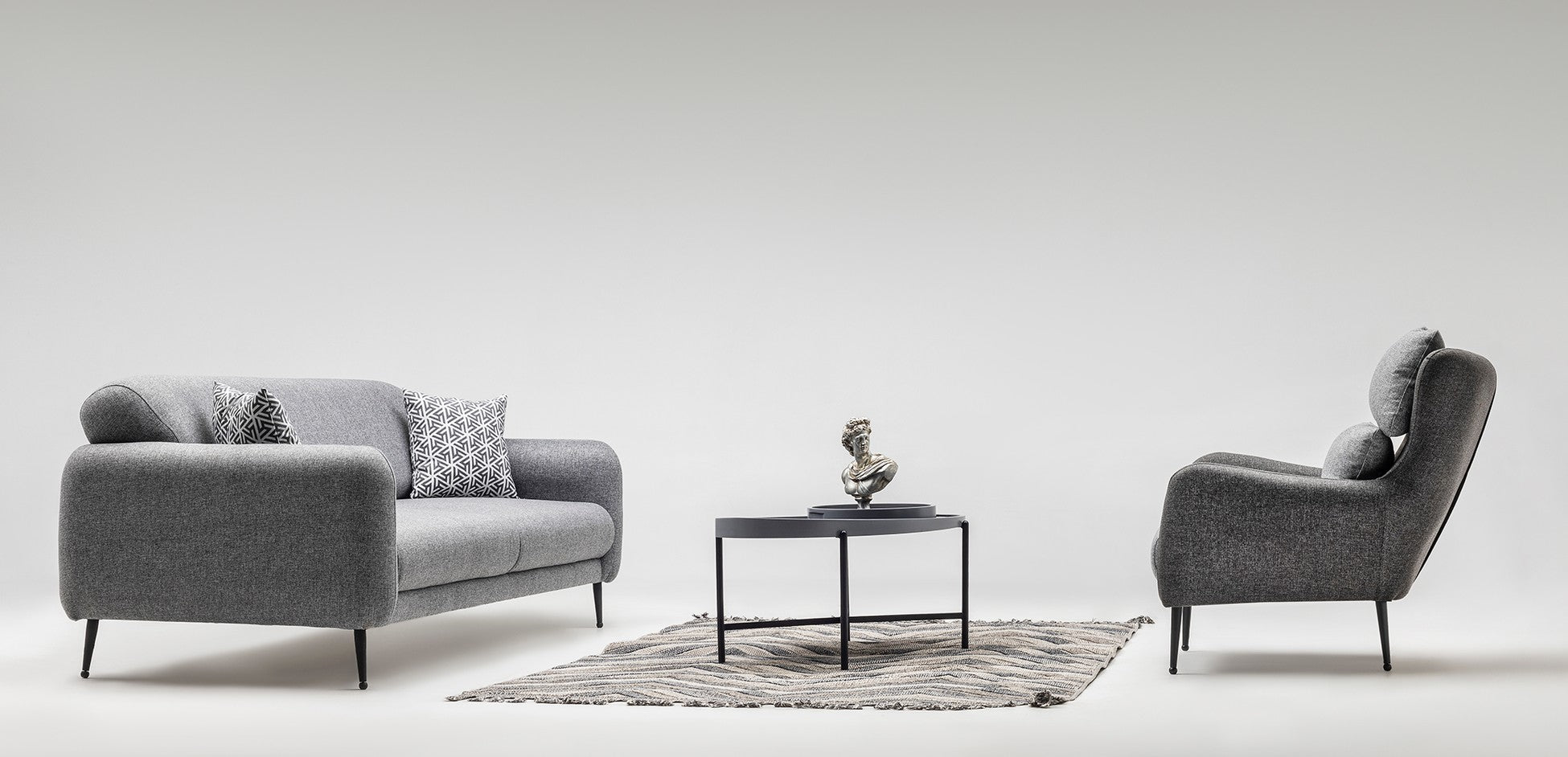 Rose Canapé 3 Places