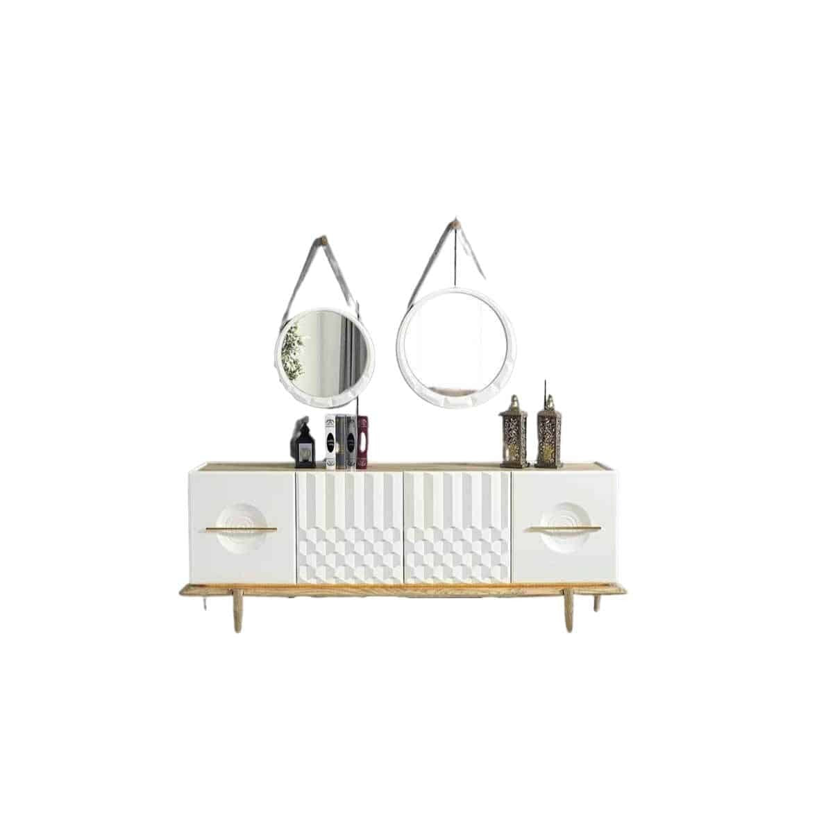 Tesla Console 4 Portes avec miroir