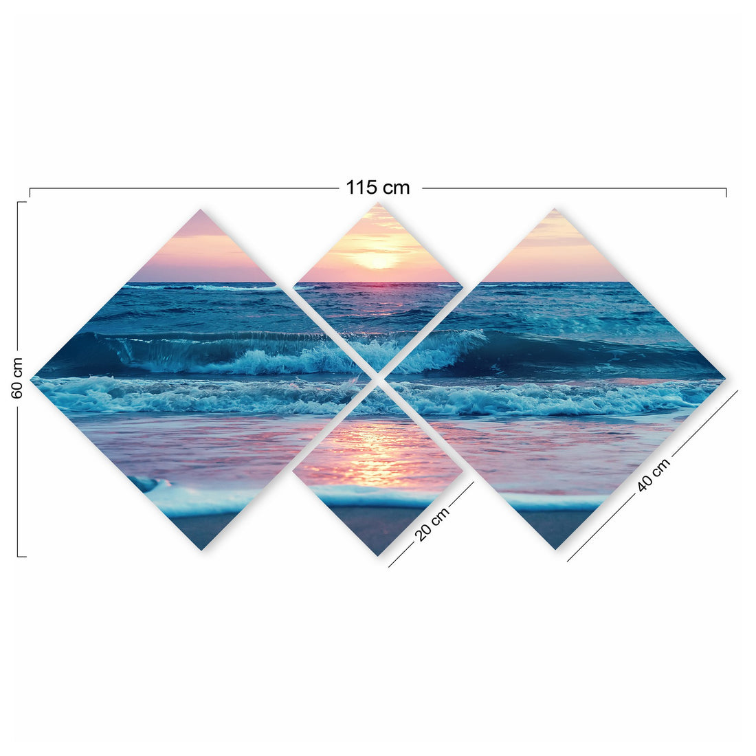 Peinture décorative MDF (4 pièces) 4MDF1067702498