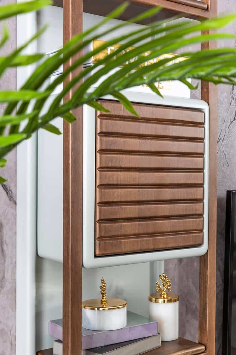 Bentley Meuble TV Gris (module supérieur)