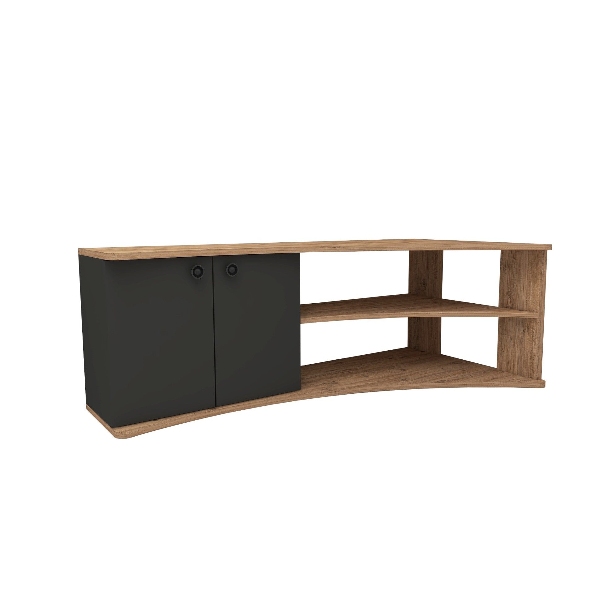 Meuble TV Termera - Atlantic Pine, Anthracite