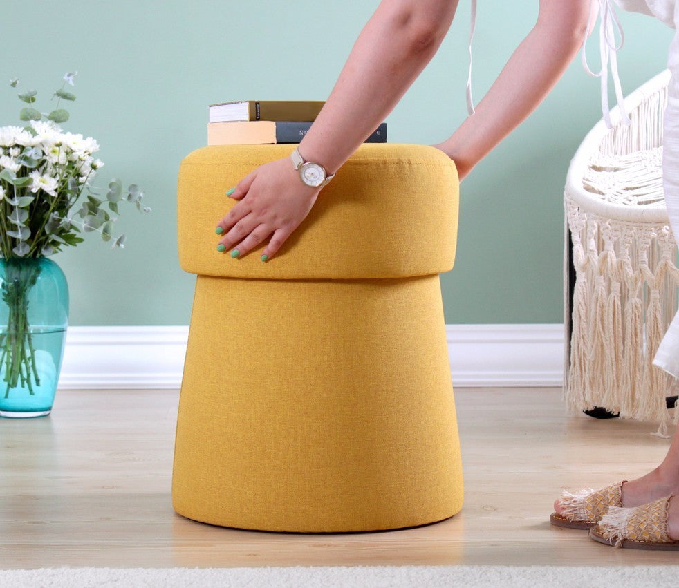 Pouf Beans - Mustard