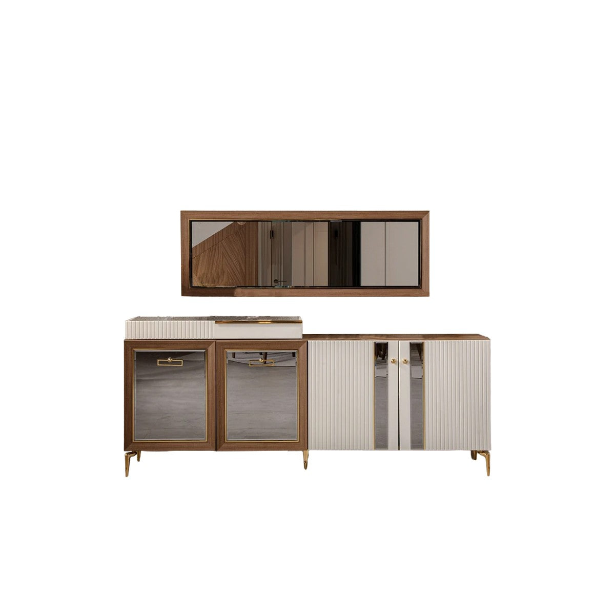 Asil Console avec mirror 220x46x94