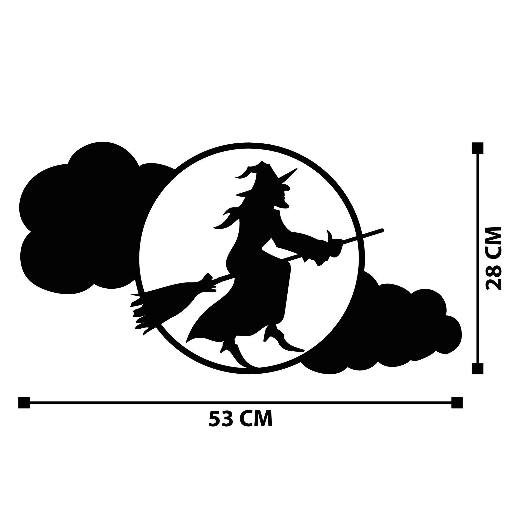 Accessoire mural en métal décoratif Halloween 15