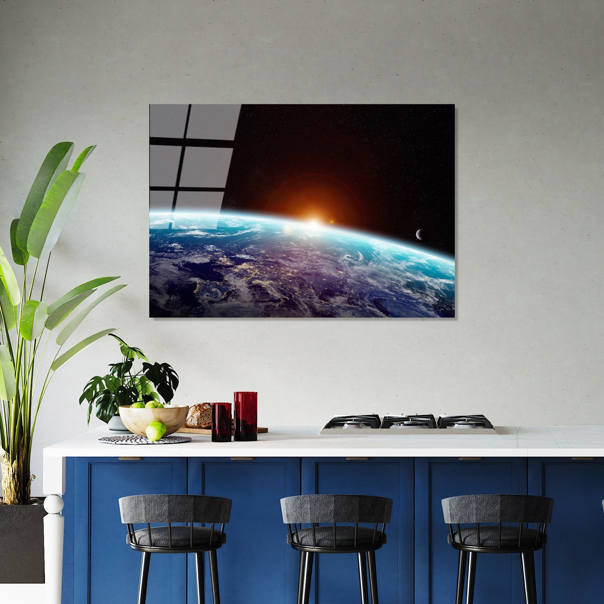 Peinture en verre trempé décoratif UV-188 70 x 100