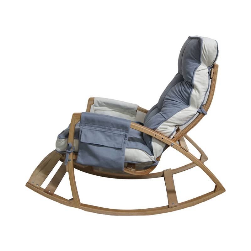 Vezir Lux Fauteuil à bascule gris crème
