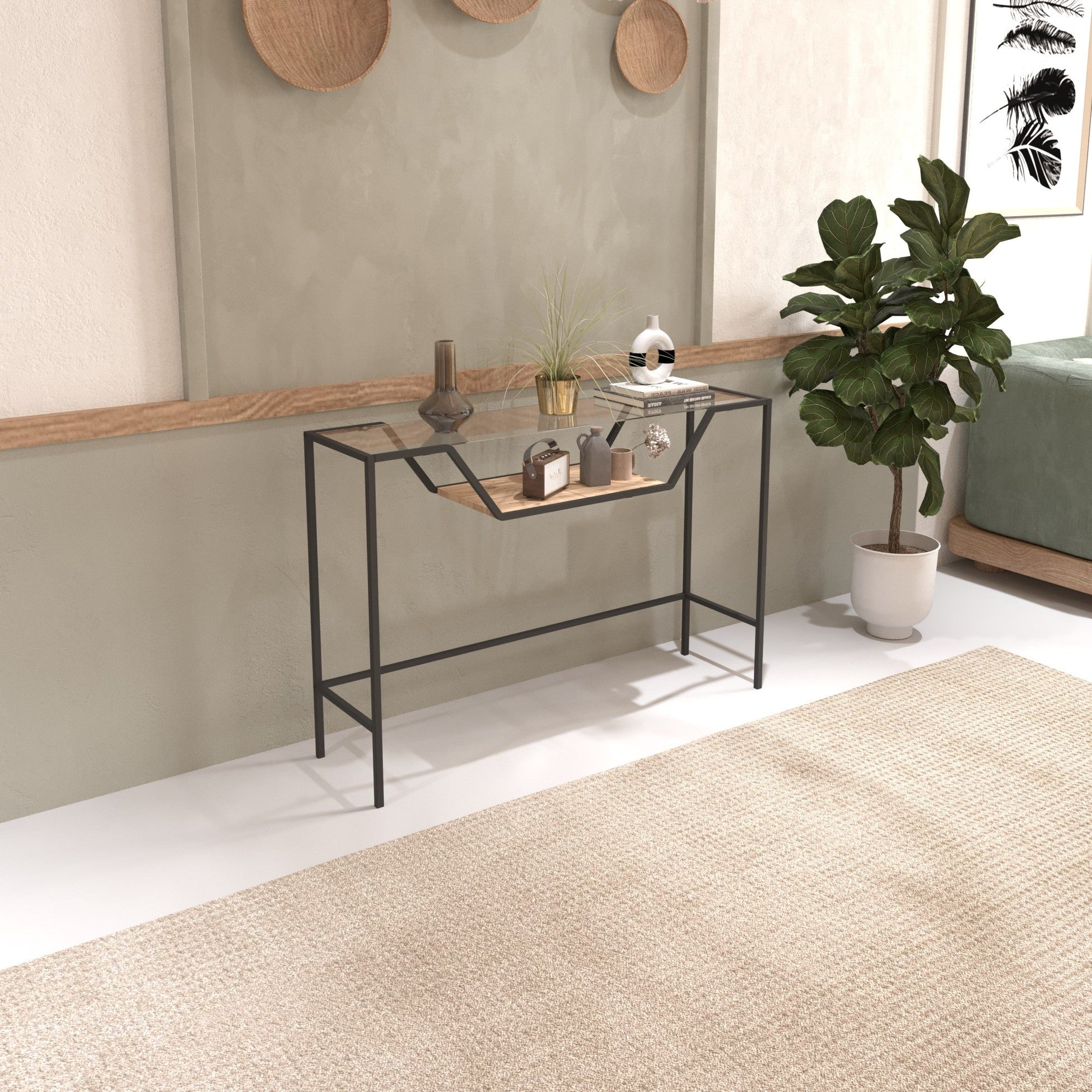 Console Lala - Black, Glass