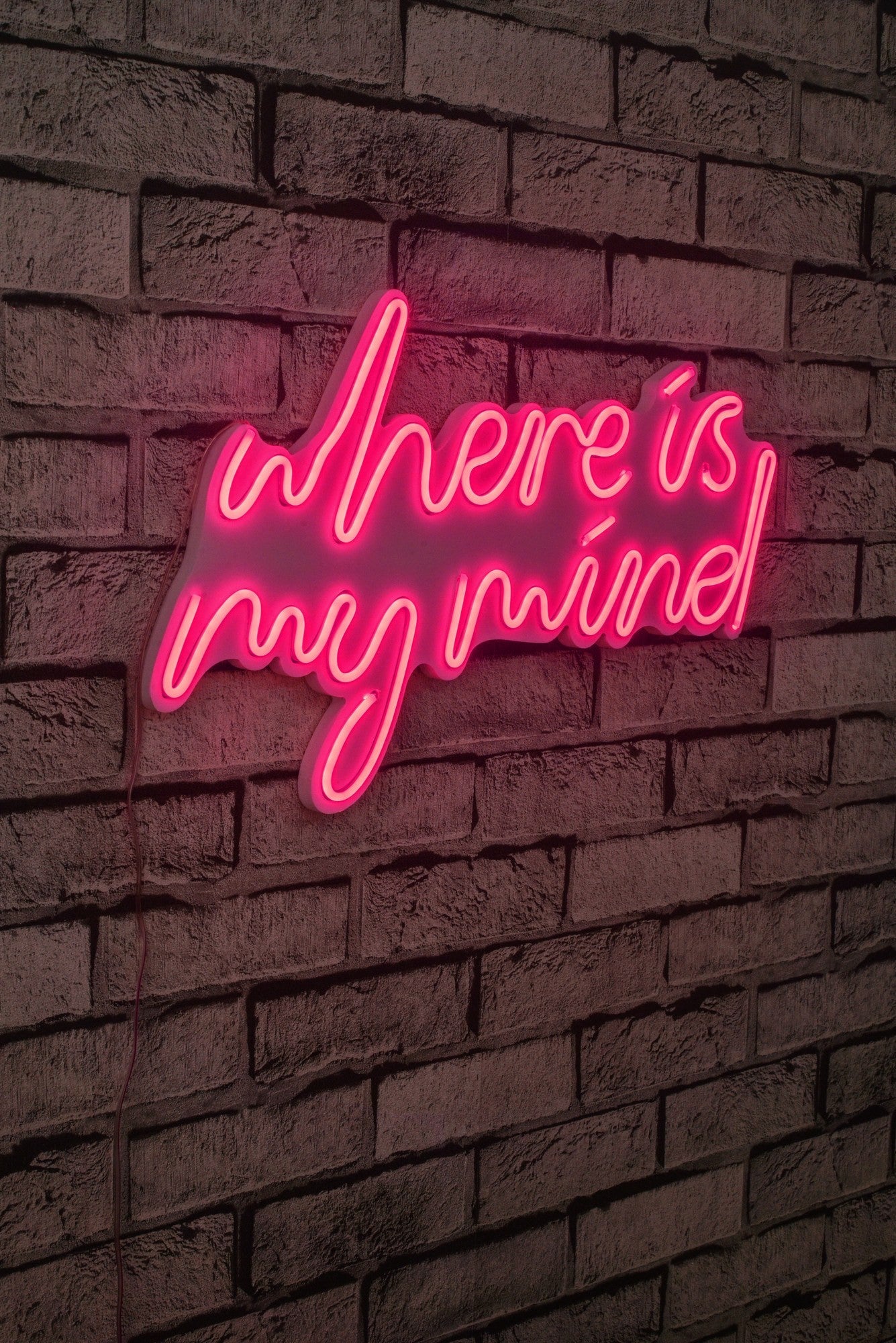 Éclairage LED en plastique décoratif Where Is My Mind - Pink
