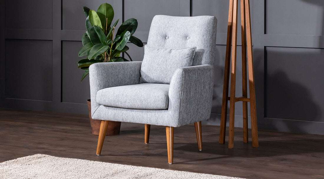 Ensemble canapé convertible 2 places et fauteuil Ikaria Tissu