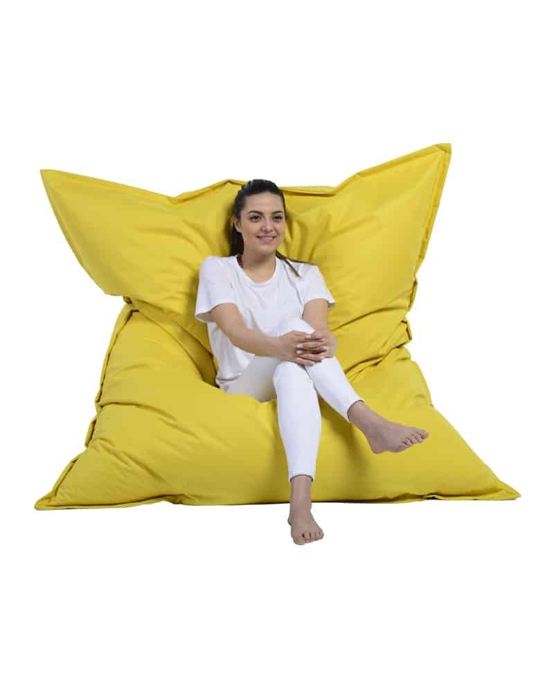 Coussin de sol Axina 140x180cm Tissu - XXL Pouf