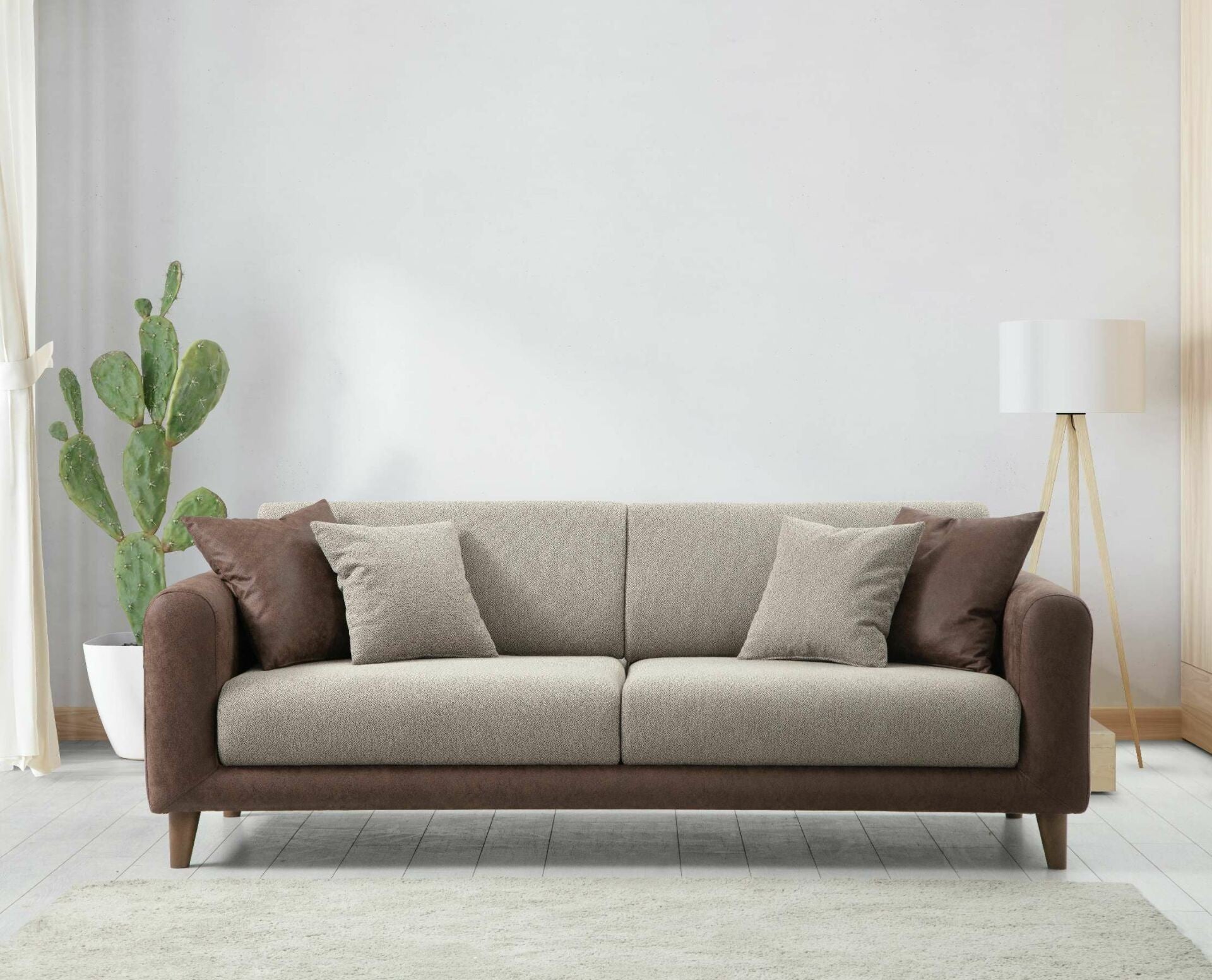 Sofa Sare 3+1 - Brown