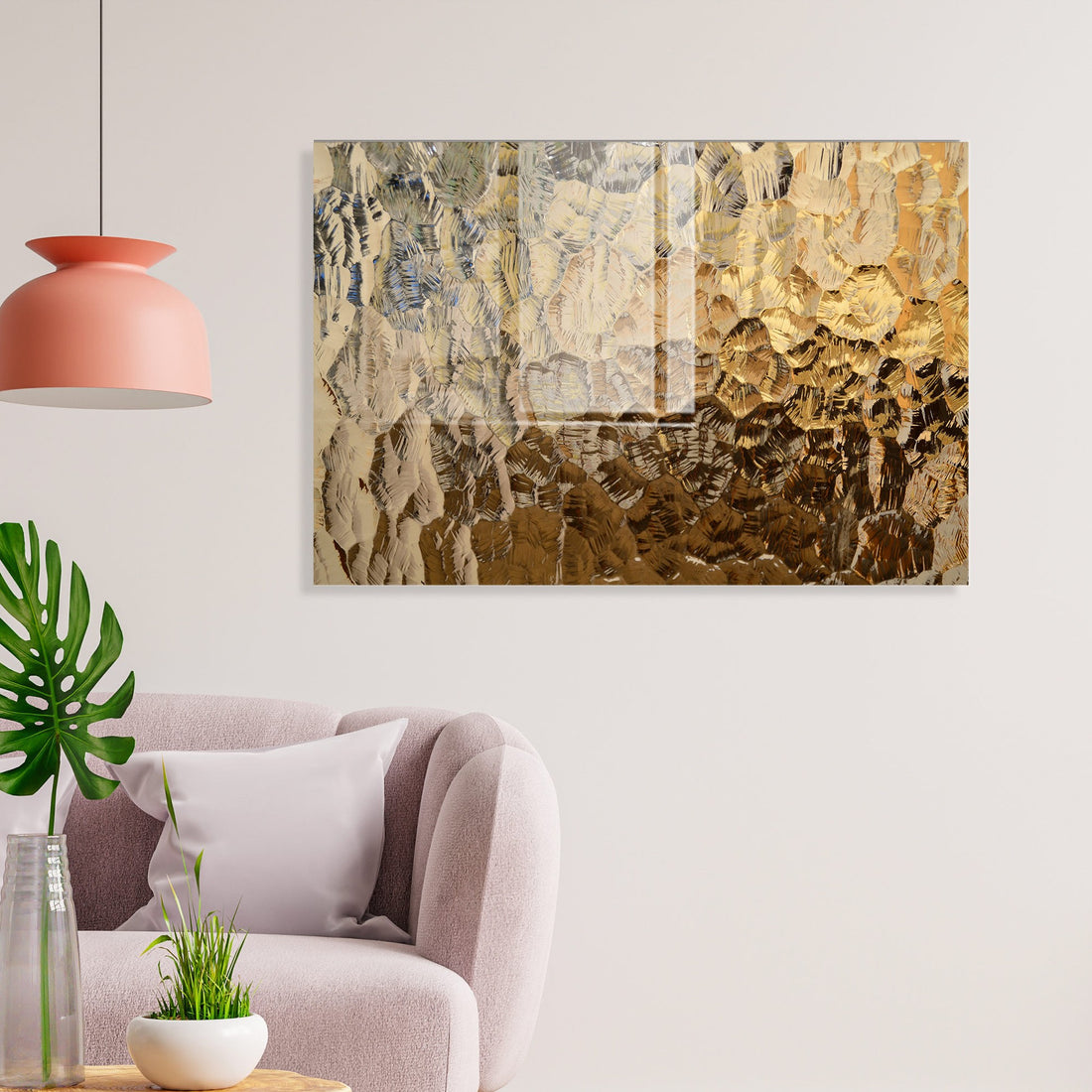 Peinture en verre trempé décoratif UV-007 - 70 x 100