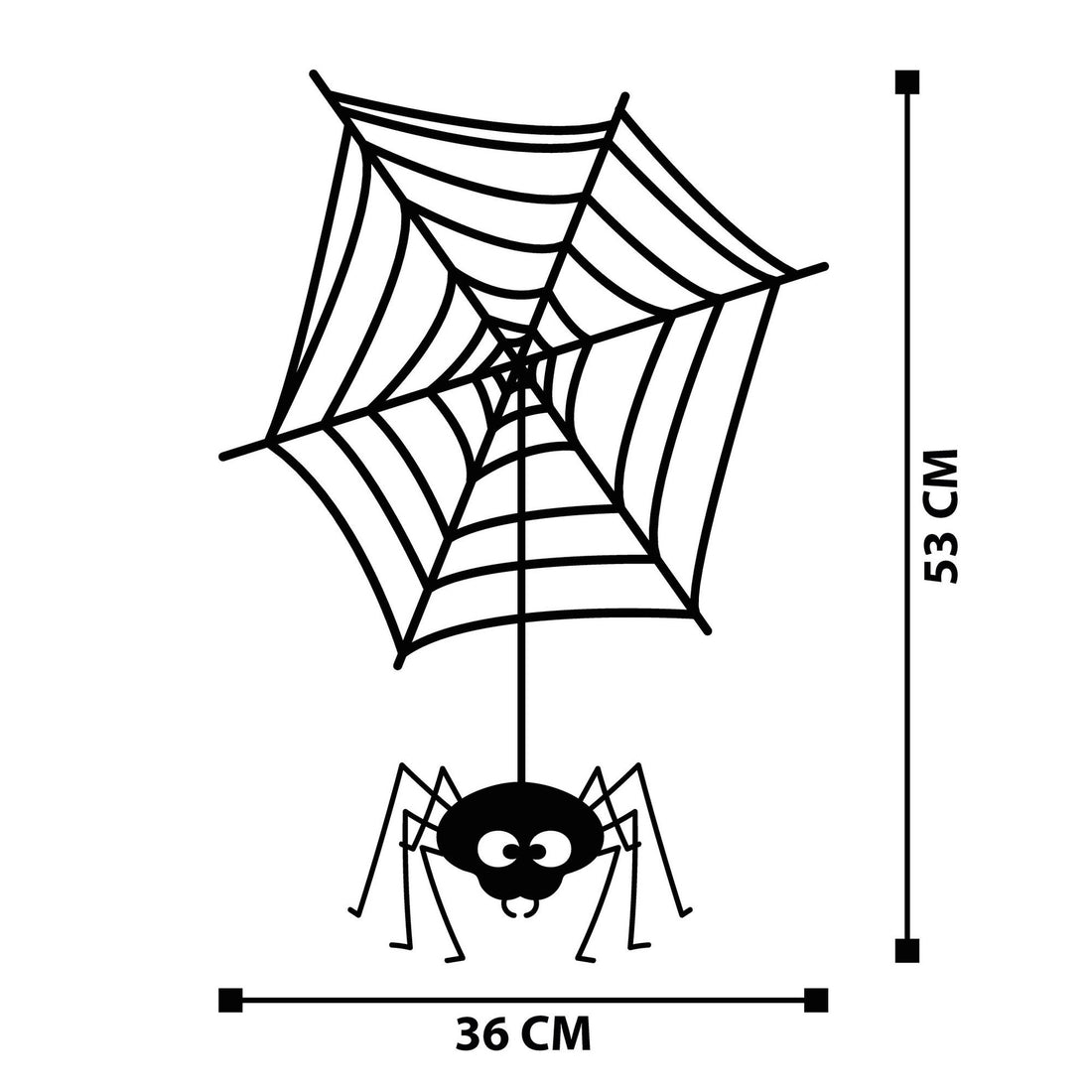 Accessoire mural en métal décoratif Halloween 13