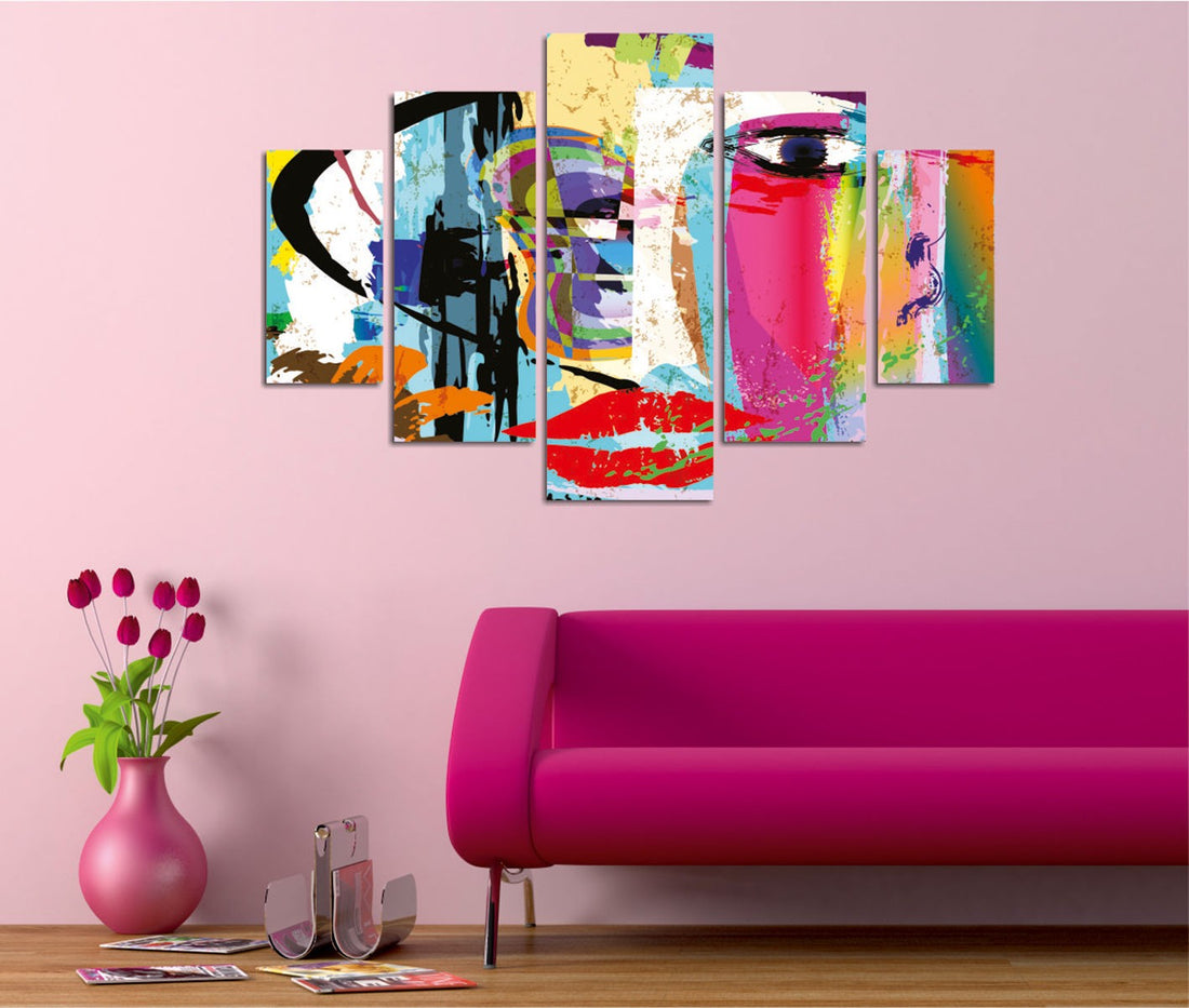 Peinture décorative MDF (5 pièces) ST287