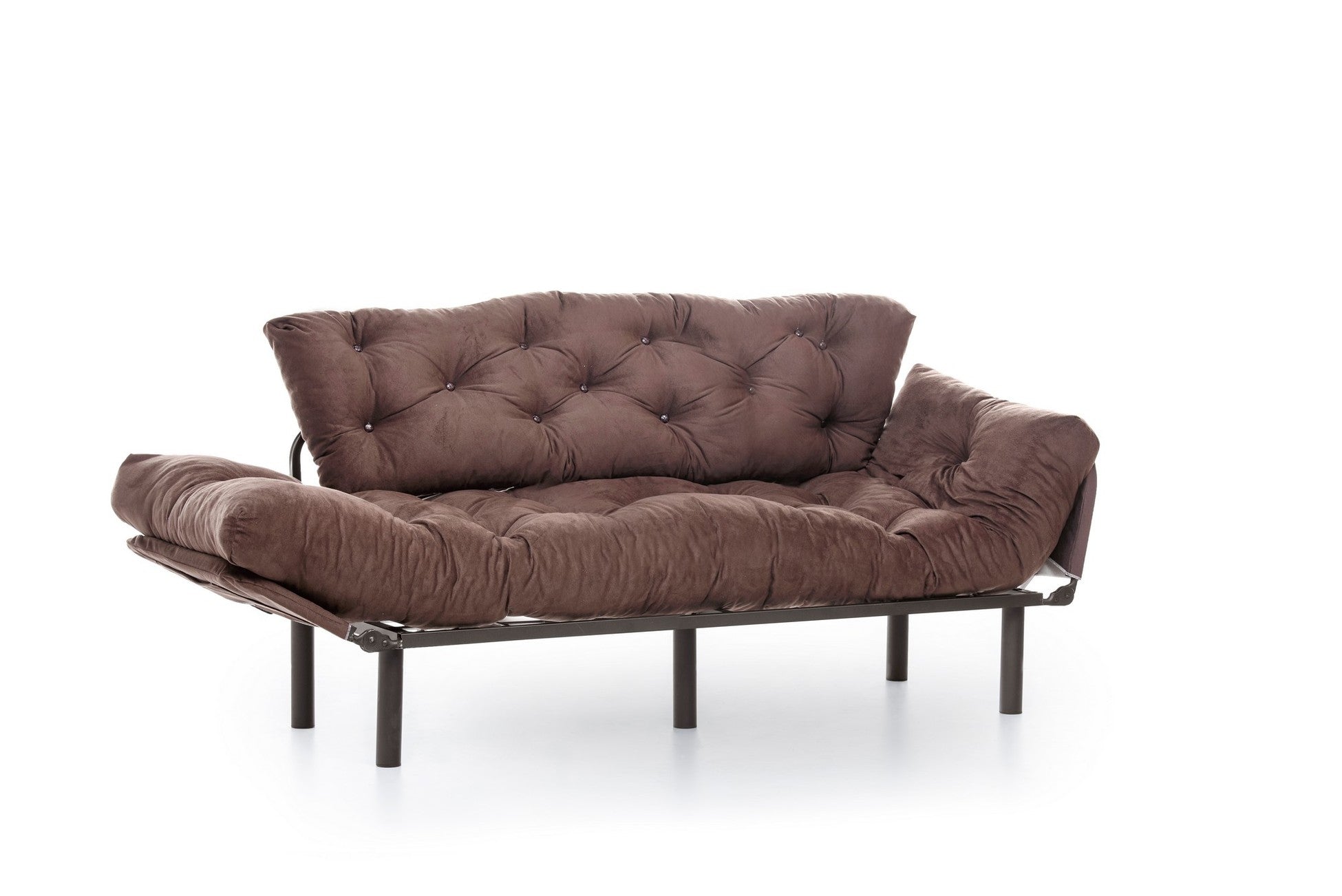 Canapé-lit 3 places Nitta Triple - Brown