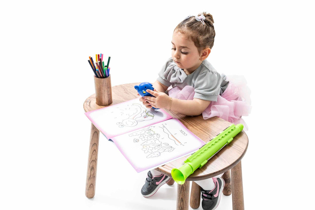 Hobbit Table et 1 Chaises Enfants Table d'activité