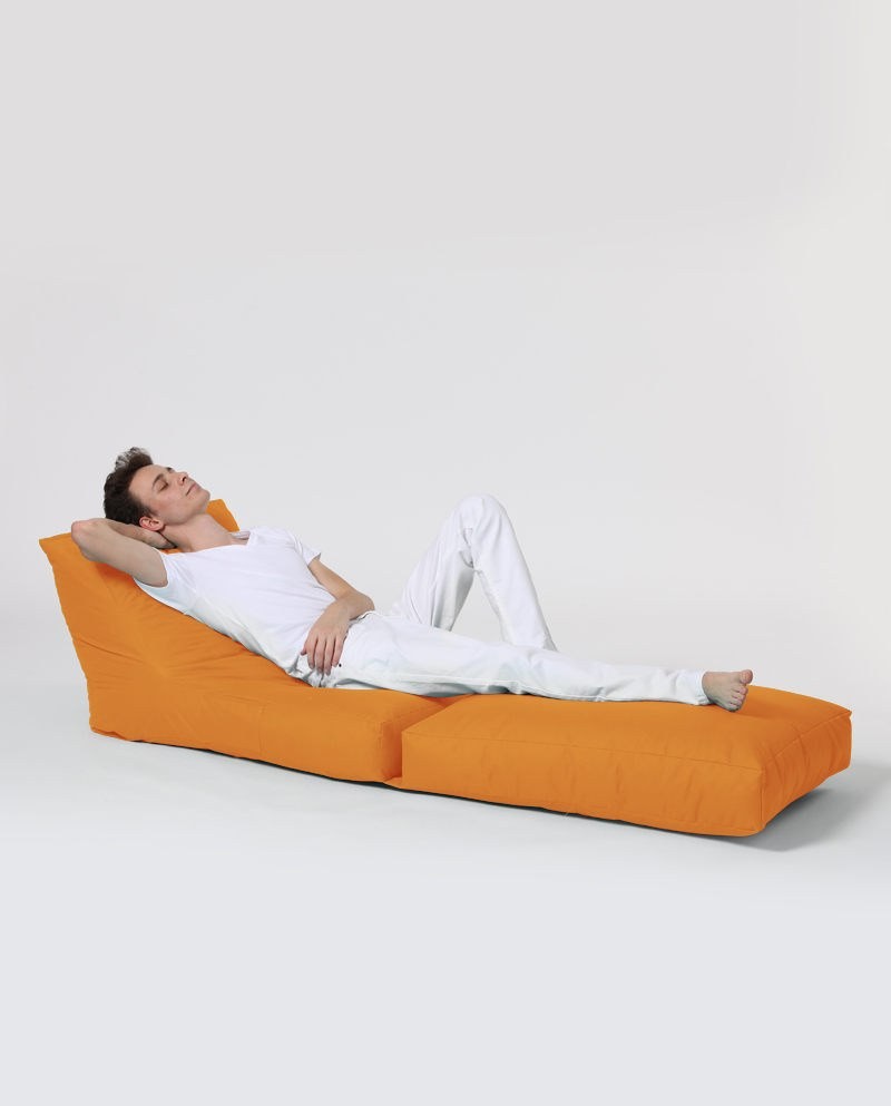 Pouf de jardin Siesta Sofa Bed Pouf - Orange