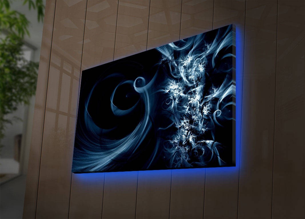 Peinture de toile éclairée à LED décorative 4570DACT-37