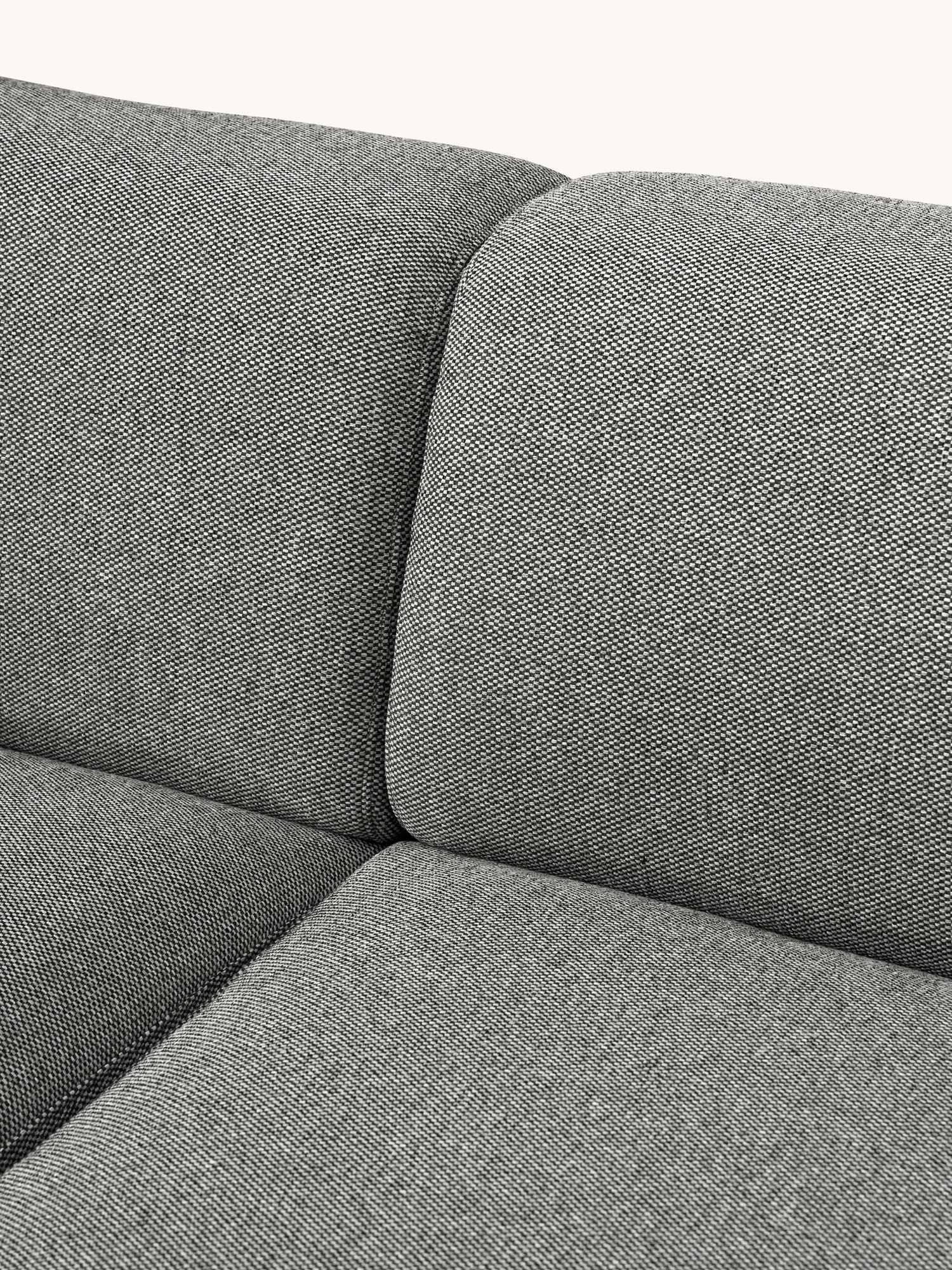 Canapé d'angle 3 places Molly Mini en tissu lin