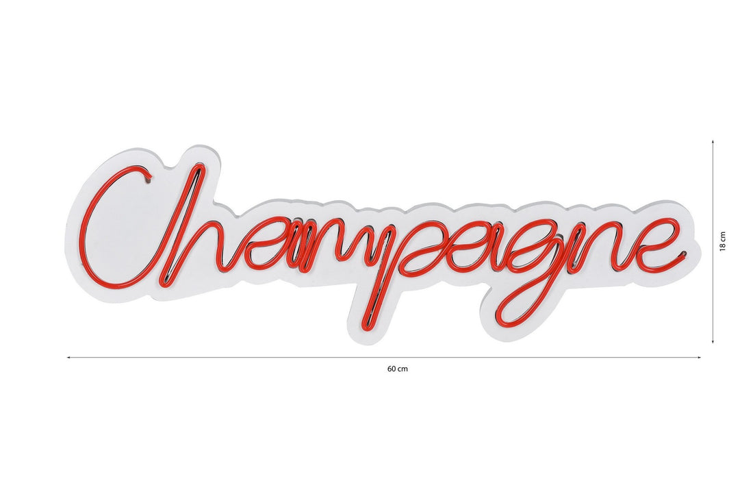 Éclairage LED en plastique décoratif Champagne - Red