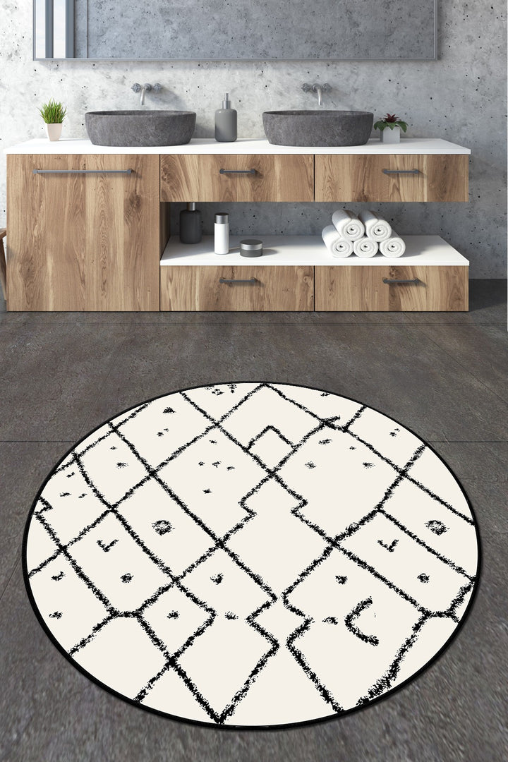 Tapis de bain Dalmata Circle Djt 80