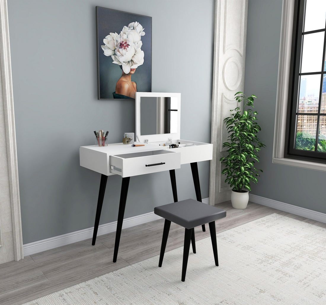 Table de maquillage Rouge - White