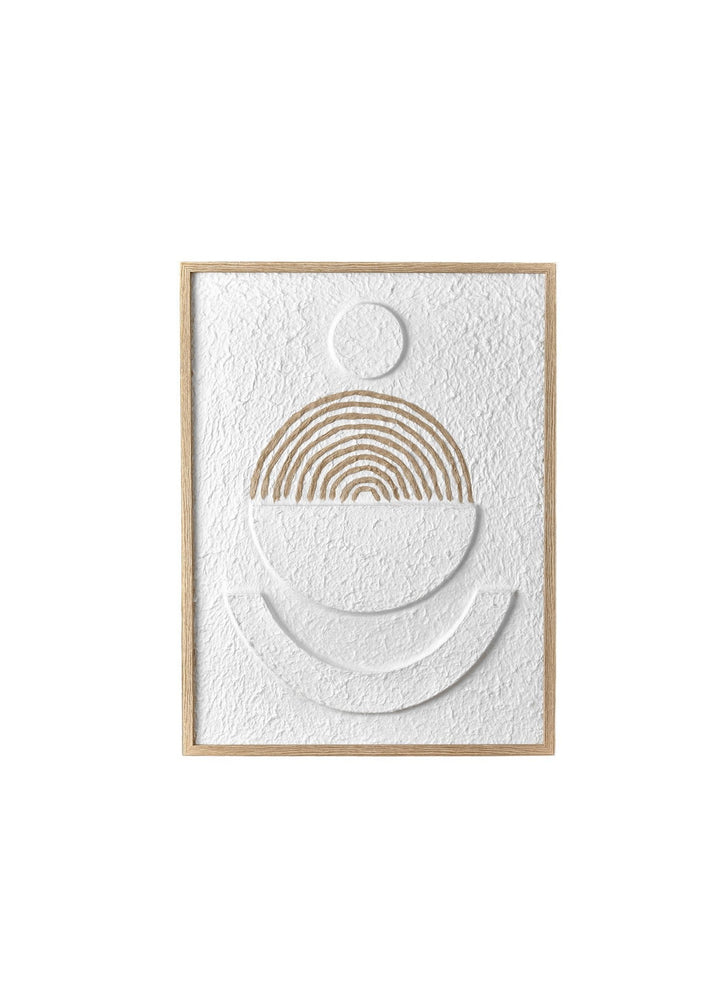 Peinture mdf encadrée décorative TBL0044