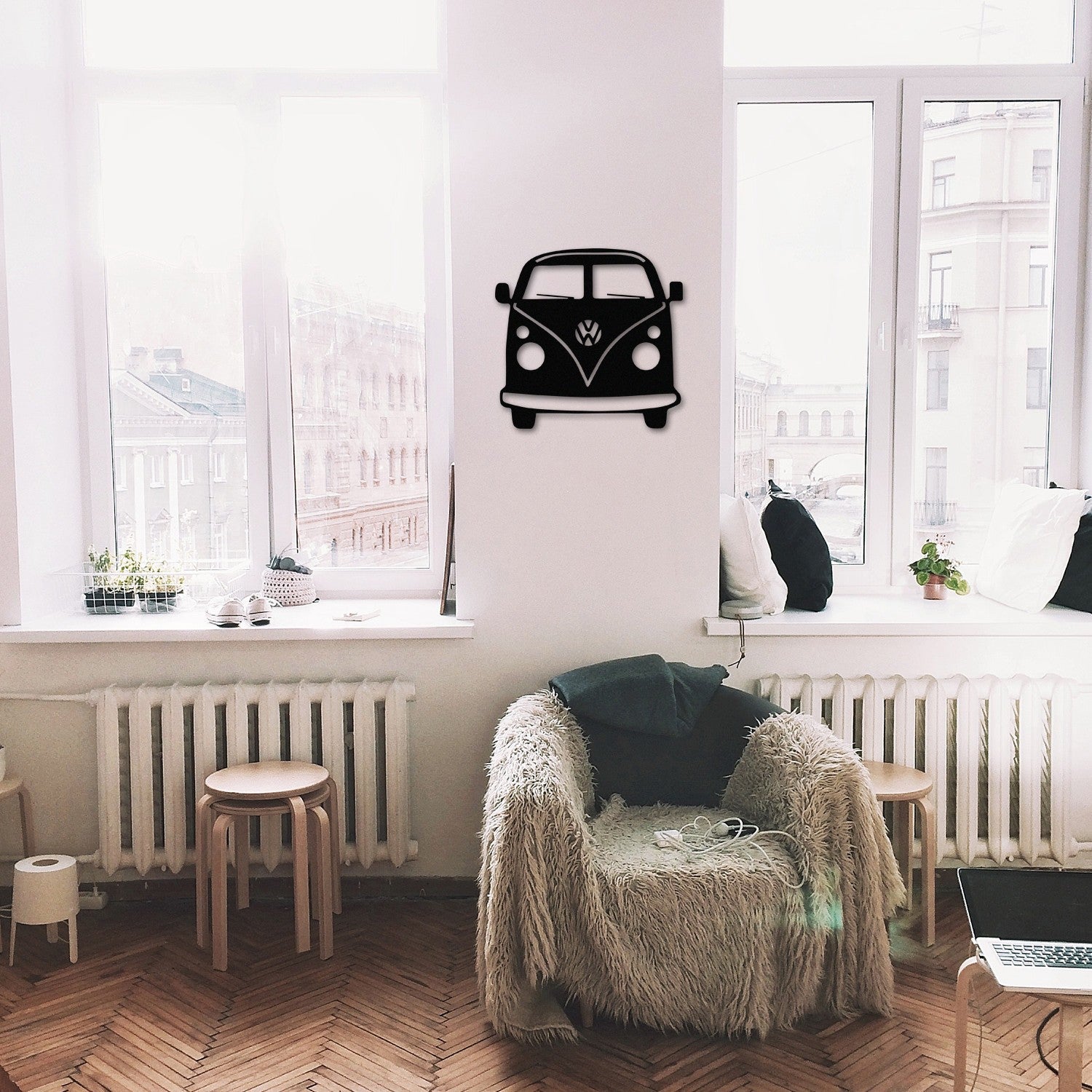 Accessoire mural en métal décoratif Vosvos Metal Decor