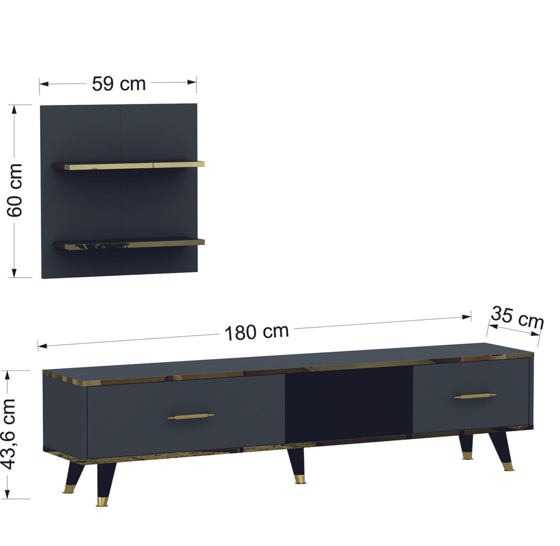 Unité de télévision Aren - Anthracite