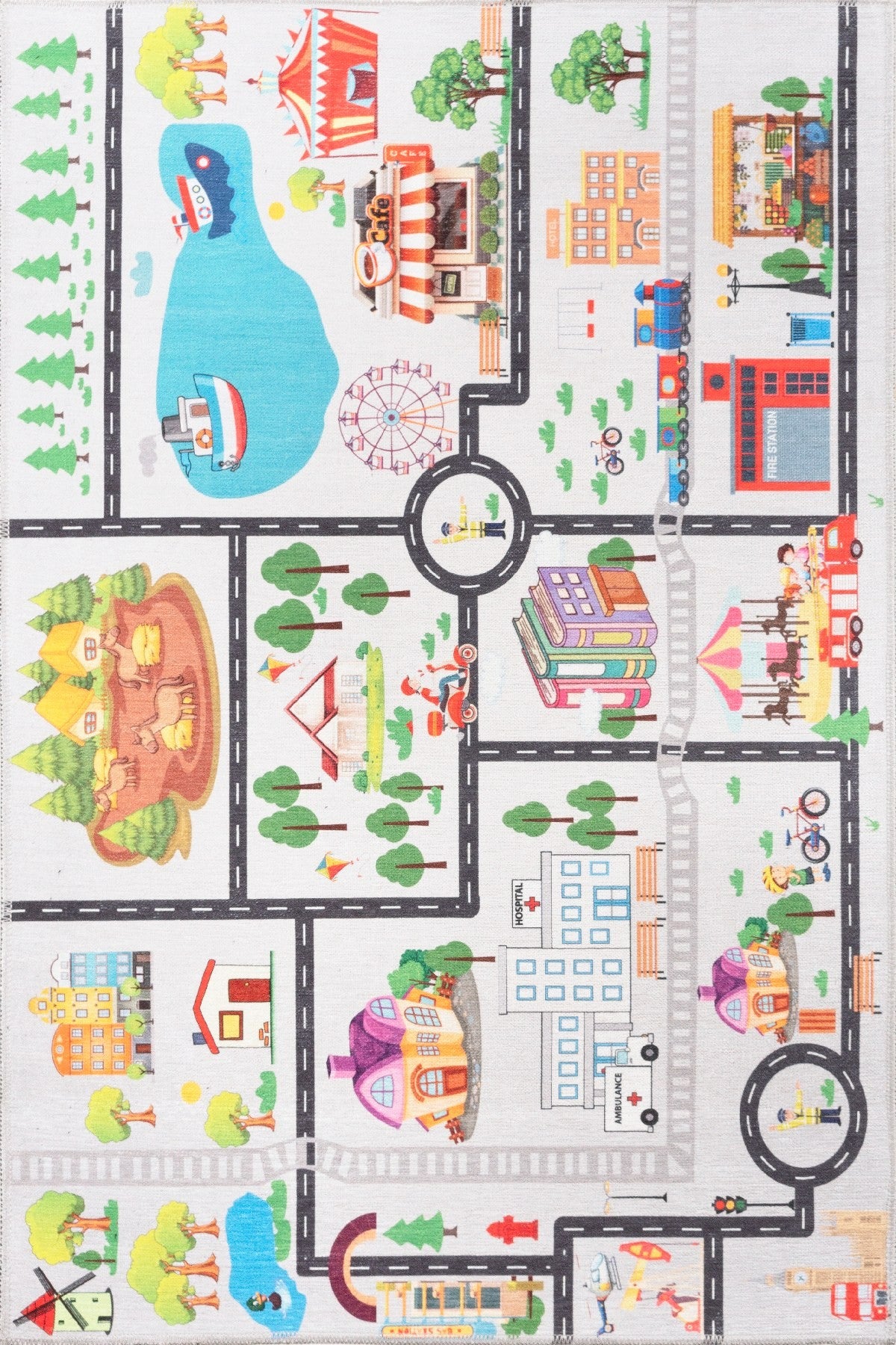 Tapis (100 x 150) Rgm Kids - Grey