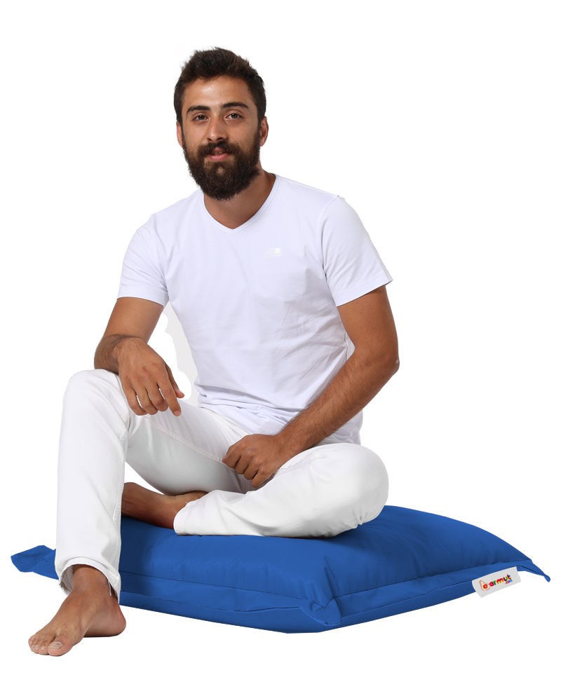 Coussin de jardin Cushion Pouf 70x70 - Blue