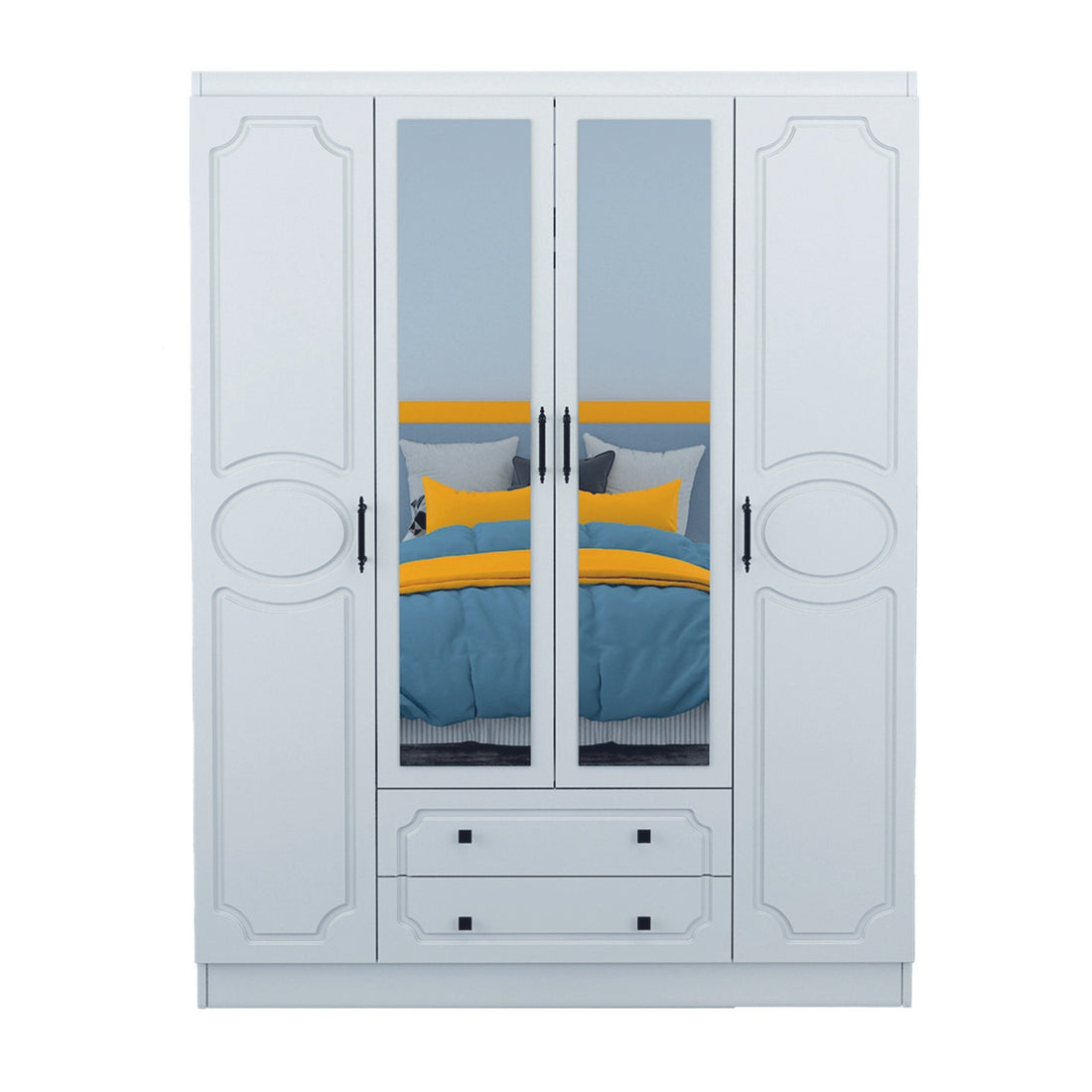 Ensemble de chambres jeunes Mihra 207 - White
