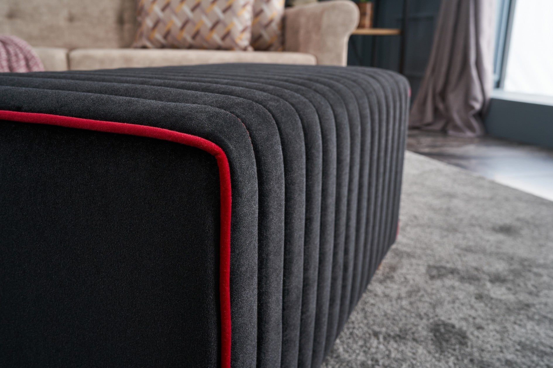 Pouf Mabel Puf - Black