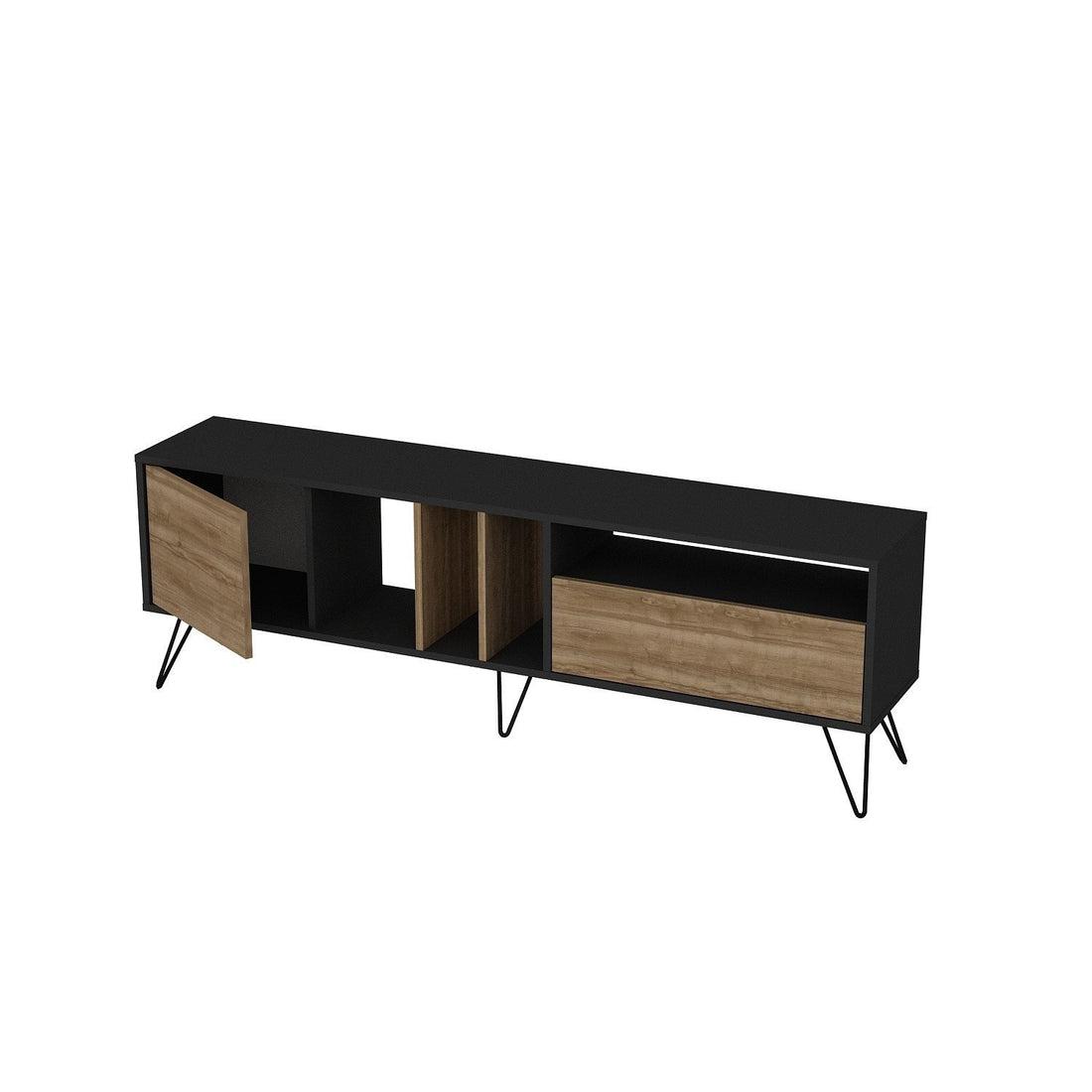 Meuble TV Mistico (180) - Walnut, Black