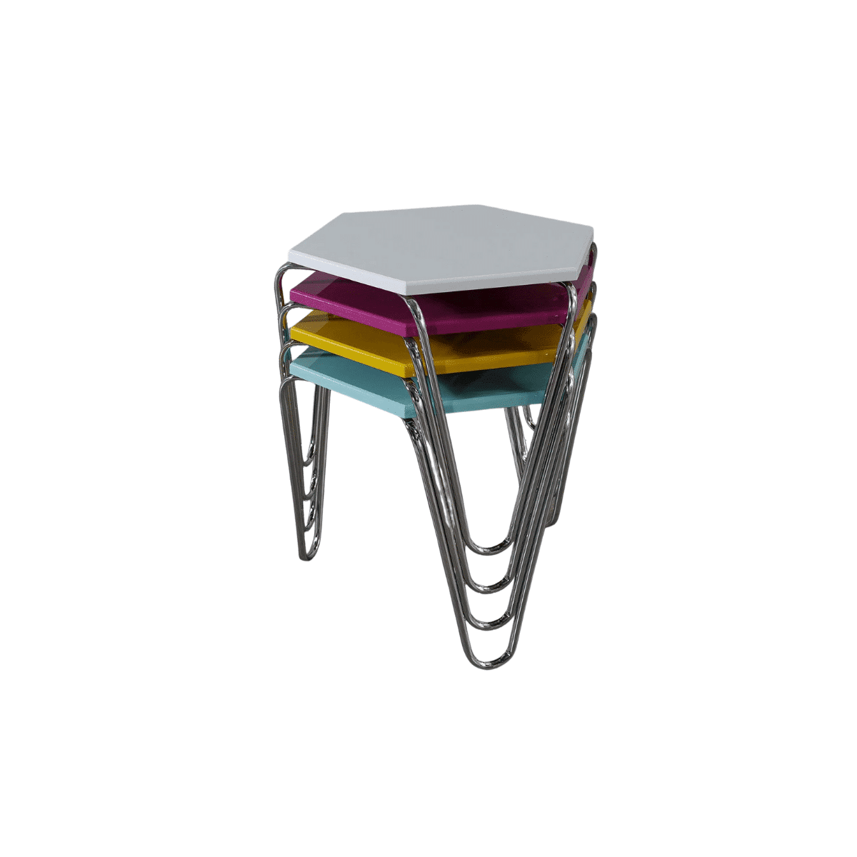 Piramit Table Gigognes Multicolore