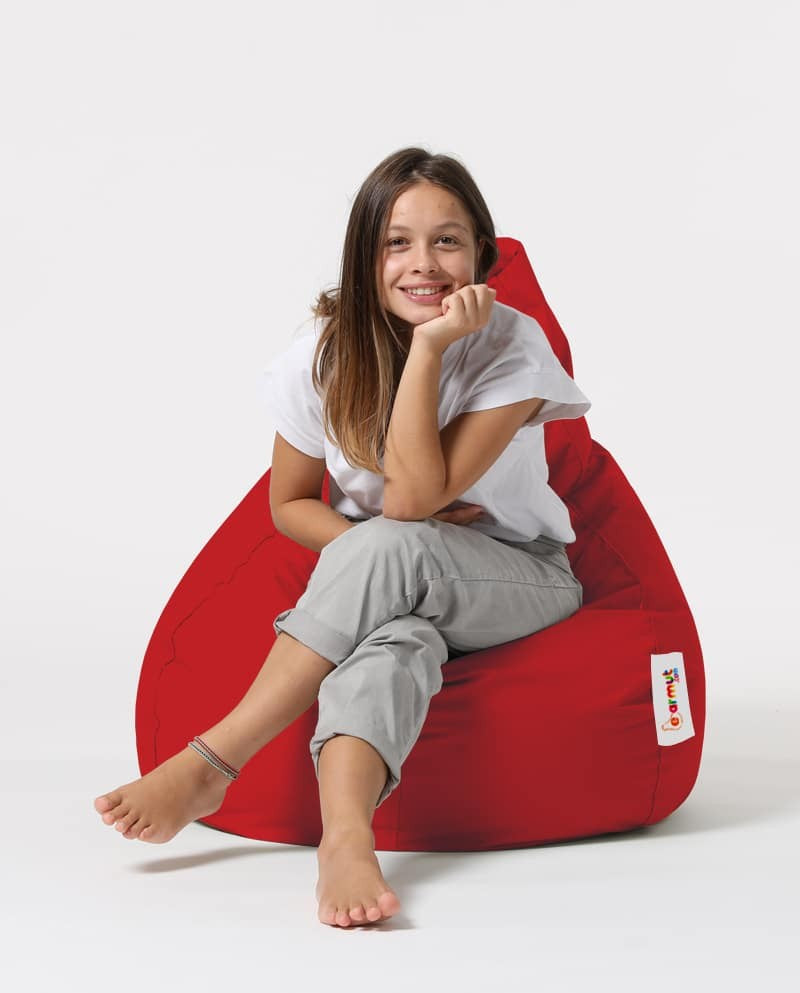 Pouf poire Damla D80xH80cm Tissu
