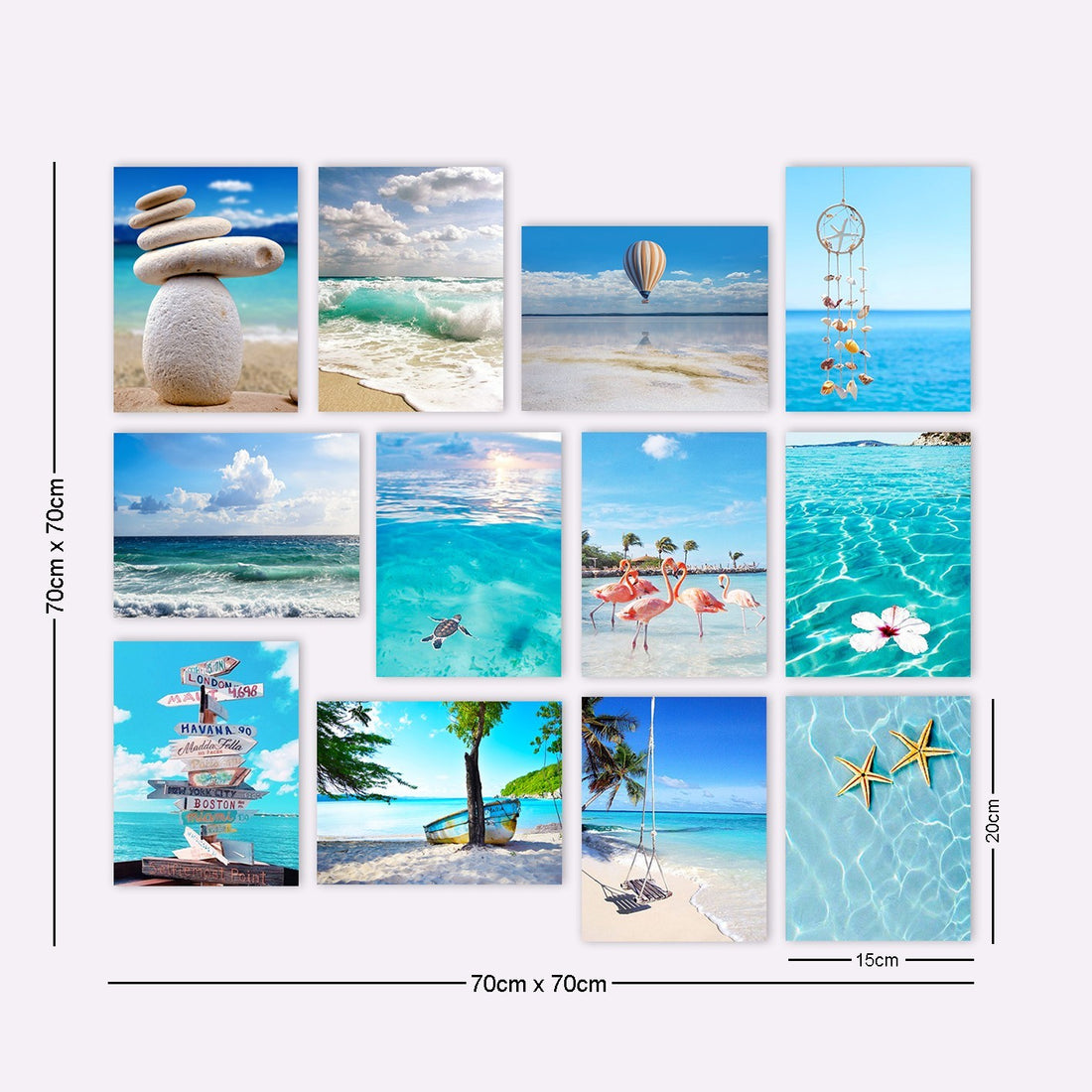 Peinture décorative MDF (12 pièces) 12MDF09